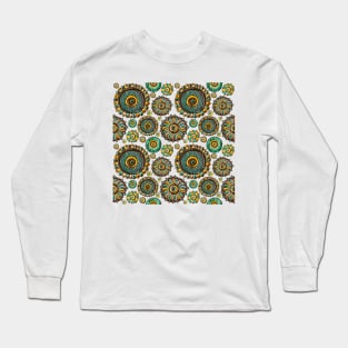 Traditional ukrainian seamless pattern Long Sleeve T-Shirt